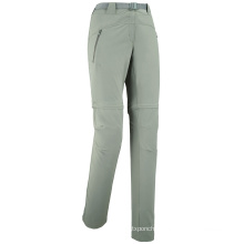 Quick-dry 100% stretch women hiking pants with breathable moisture-wicking function for ladies lightweight fabric